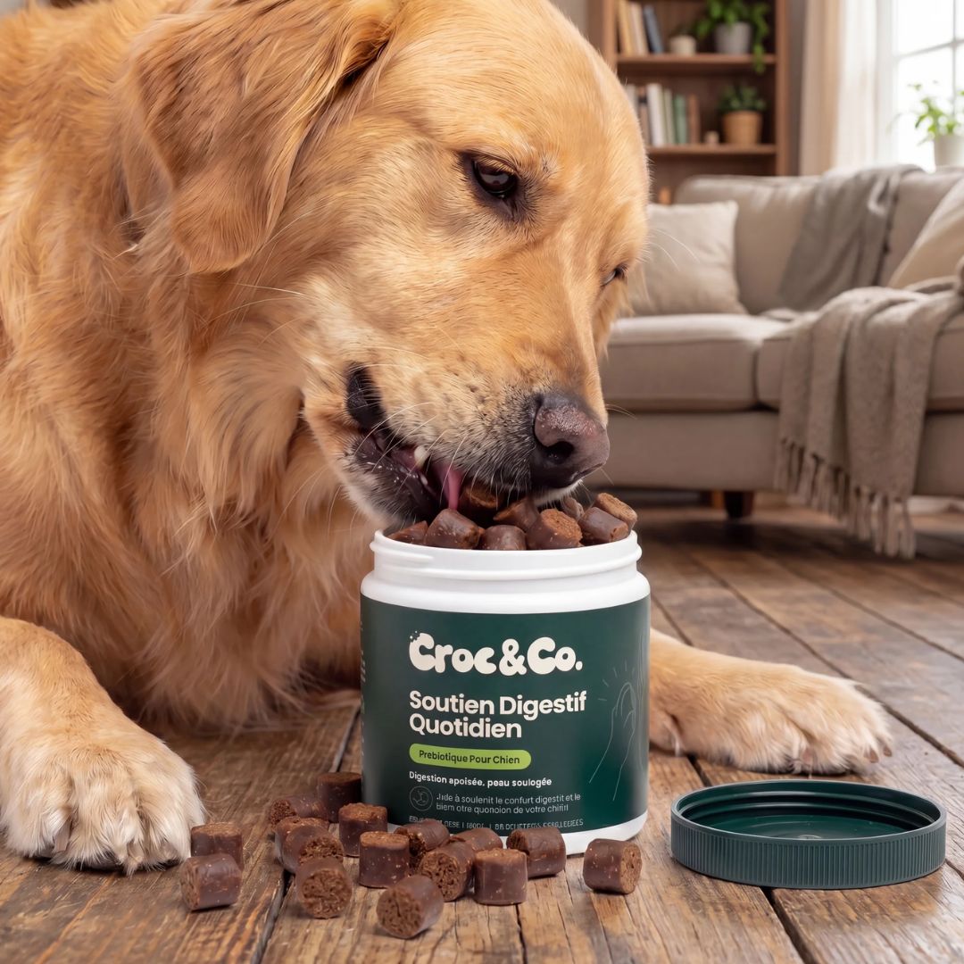 Croc&Co Soutien Digestif Quotidien | Probiotique pour Chien